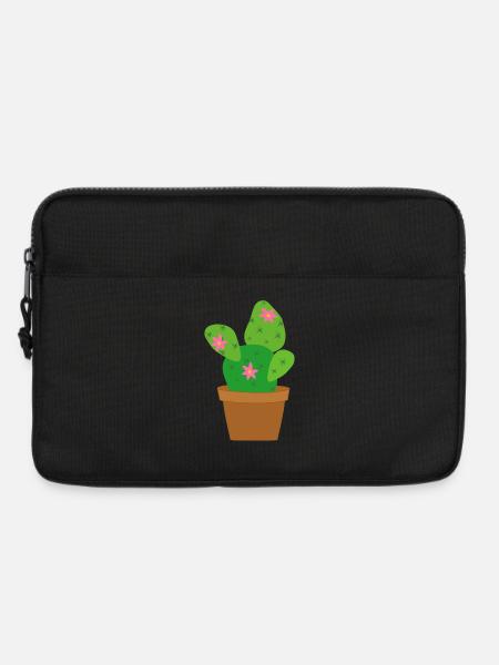 Kaktus - Laptoptasche 13" - Schwarz