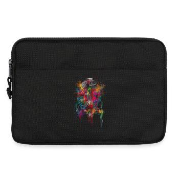 Tête d'architecture Scifi - Sacoche pour ordinateur portable 13 pouces - noir - Devant