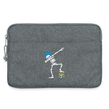 DAB DABBING Squelette Water-Polo Halloween - Sacoche pour ordinateur portable 13 pouces - gris chiné - Devant