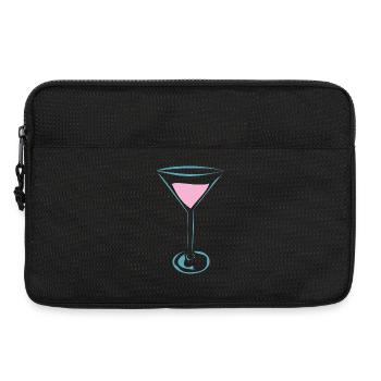 Cocktail Glas für Cocktail Fans - Laptoptasche 13" - Schwarz - Vorne