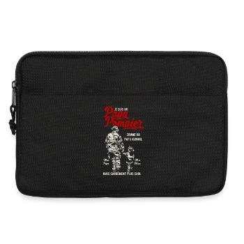 Papa Pompier - Sacoche pour ordinateur portable 13 pouces - noir - Devant