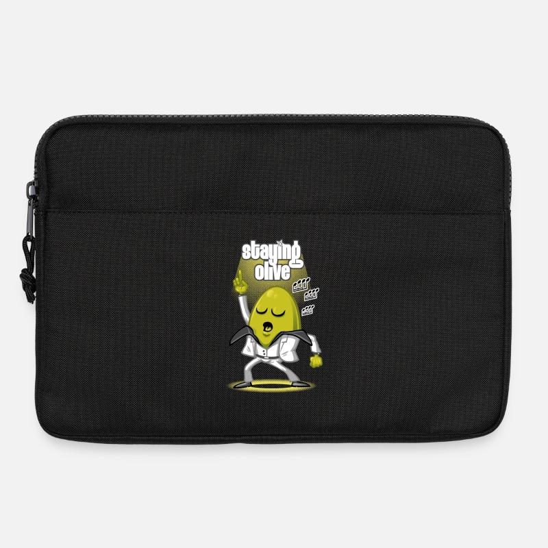 Bleiben Sie oliv - Laptoptasche 13" - Schwarz