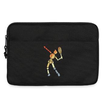 Tennis Boy - Laptop bag 13" - black - Front