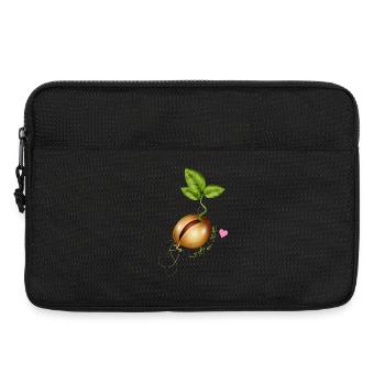 keimendes Samenkorn - Gärtnern mit Liebe - Laptoptasche 13" - Schwarz - Vorne