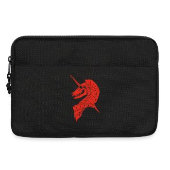 Red Gothic Unicorn - Laptop bag 13" - black - Front