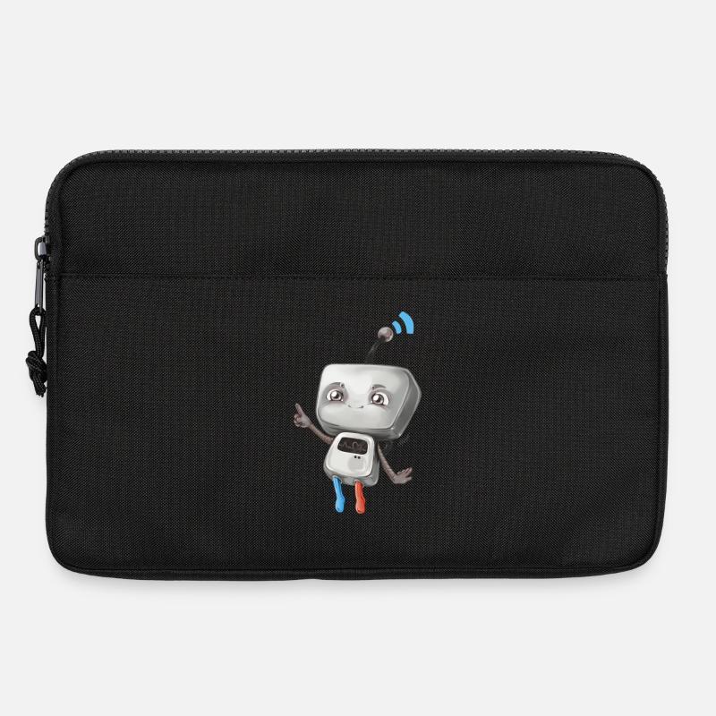 Small robot - Laptop bag 13" - black