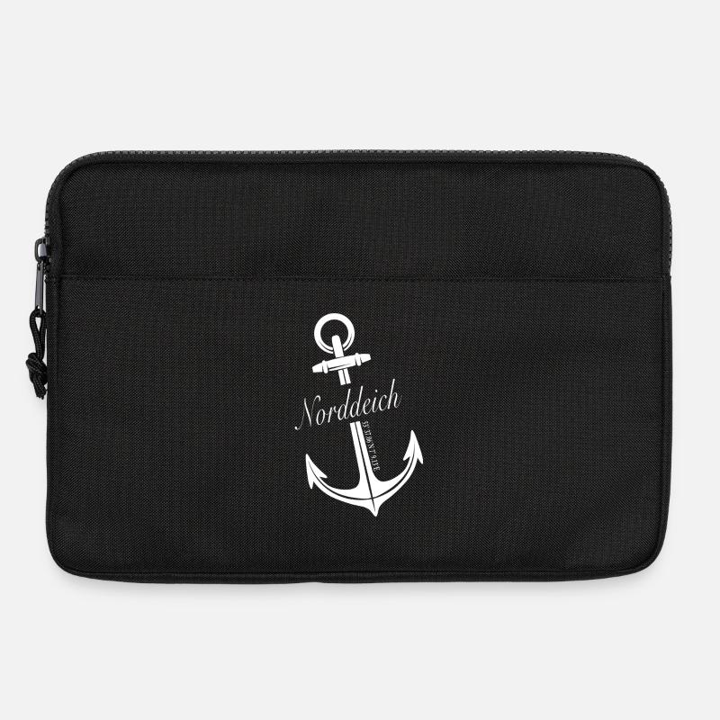 Norddeich - Laptoptasche 13" - Schwarz