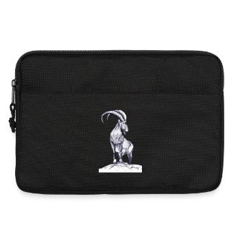 Steinbock - Laptoptasche 13" - Schwarz - Vorne