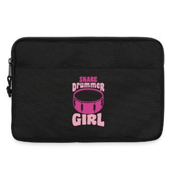 Girl drummer - Laptop bag 13" - black - Front