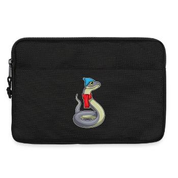 Chapeau d’hiver en forme de serpent - Sacoche pour ordinateur portable 13 pouces - noir - Devant