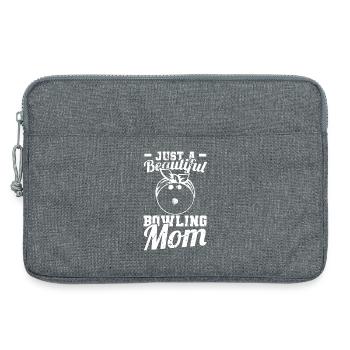 Bowling Mutter - Laptoptasche 13" - Grau meliert - Vorne