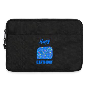 ALLES GUTE ZUM GEBURTSTAG. ALLES GUTE ZUM GEBURTSTAG. JAHRESTAG. - Laptoptasche 13" - Schwarz - Vorne