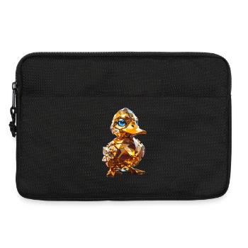 Crystal Duck - Laptop bag 13" - black - Front