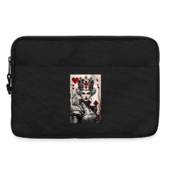 Fantasy Cyberpunk of the Queen of Hearts II - Laptop bag 13" - black - Front