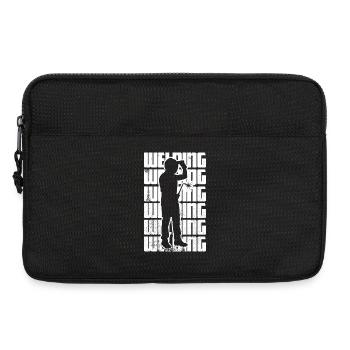 Soudure amusante - Sacoche pour ordinateur portable 13 pouces - noir - Devant