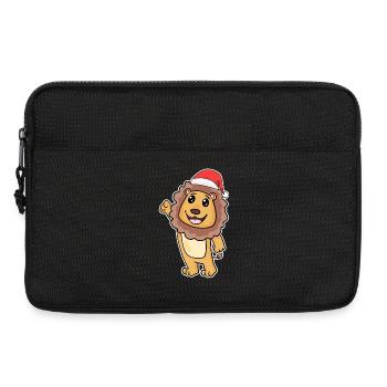 Noël Lion - Sacoche pour ordinateur portable 13 pouces - noir - Devant