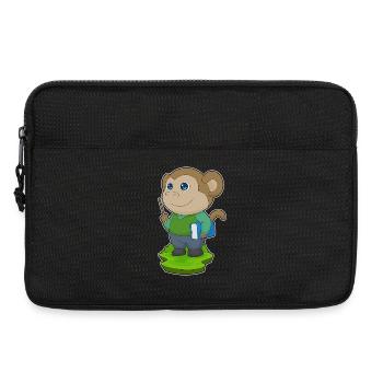 Monkey Teacher Book School - Laptop bag 13" - black - Front