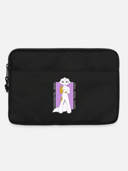 Herzensfluss - Introvertiert (von Bunneko_Arts) - Laptoptasche 13" - Schwarz