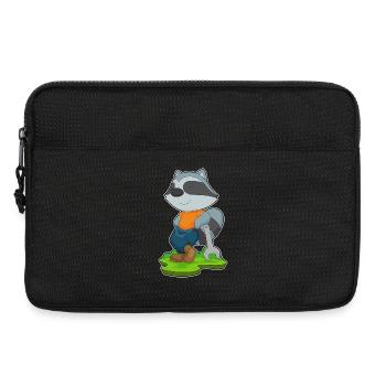 Raccoon Mechanic Wrench Workshop - Laptop bag 13" - black - Front