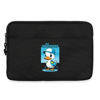 Non-nageurs - Sacoche pour ordinateur portable 13 pouces - noir - Devant
