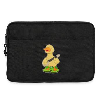 Duck Musician Guitar Music - Laptop bag 13" - black - Front