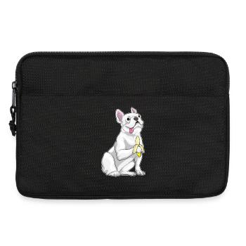 Bouledogue français Banane - Sacoche pour ordinateur portable 13 pouces - noir - Devant