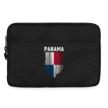 Drapeau panaméen, fierté panaméenne - Sacoche pour ordinateur portable 13 pouces - noir - Devant