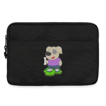 Os de chien - Sacoche pour ordinateur portable 13 pouces - noir - Devant