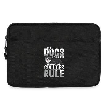all dogs are cool but collies rule - Laptoptasche 13" - Schwarz - Vorne