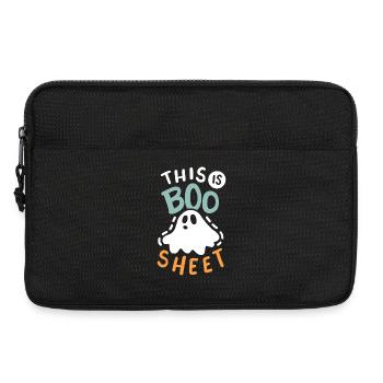 Geist Halloweenkostüm - Laptoptasche 13" - Schwarz - Vorne