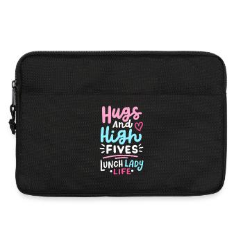 Mittagessen Schule Cafeteria Crew - Laptoptasche 13" - Schwarz - Vorne