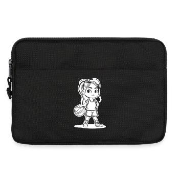 Basketball player - Laptop bag 13" - black - Front