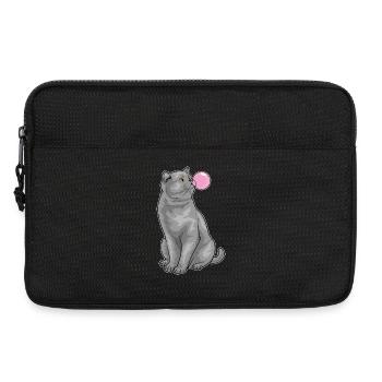 Chewing-gum British Shorthair - Sacoche pour ordinateur portable 13 pouces - noir - Devant