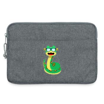 Lunettes de soleil serpent - Sacoche pour ordinateur portable 13 pouces - gris chiné - Devant