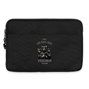 doberman Pinscher - the rock dog - Laptop bag 13" - black - Front