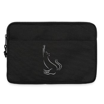 Chat - Sacoche pour ordinateur portable 13 pouces - noir - Devant