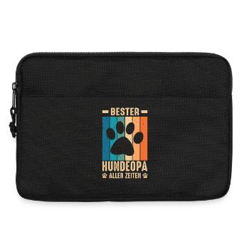 Hundeopa Geschenke Hundeliebhaber Hunde - Laptoptasche 13" - Schwarz - Vorne