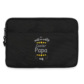Cooler Papa mit Sternenflügeln - Laptoptasche 13" - Schwarz - Vorne
