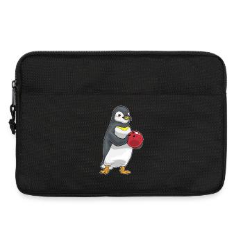 Penguin Bowling Bowling Ball - Laptop bag 13" - black - Front