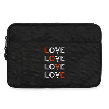 Love / Liebe - Laptop bag 13" - black - Front