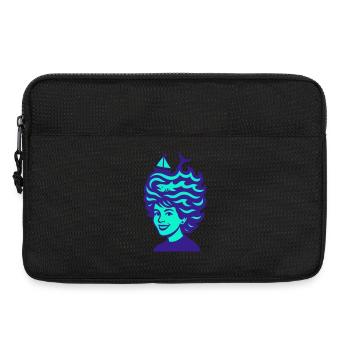 Sea Hair! - Laptoptasche 13" - Schwarz - Vorne