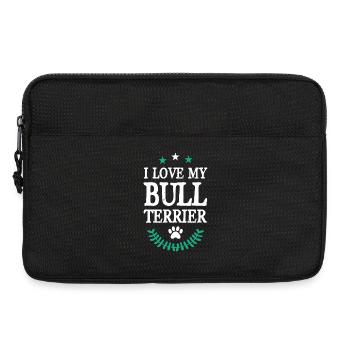 BULL TERRIER - Laptoptasche 13" - Schwarz - Vorne