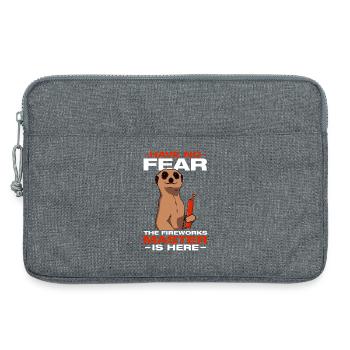 Have no fear Pyrotechniker Böllern Feuerwerk - Laptoptasche 13" - Grau meliert - Vorne