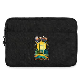 Olympiastadion Berlin Urban Retro Dreams Shirt - Laptop bag 13" - black - Front