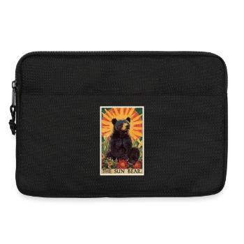Sun Bear Malaienbär - Laptoptasche 13" - Schwarz - Vorne