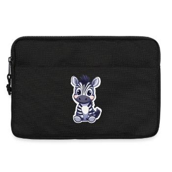 Zebra - Laptop bag 13" - black - Front