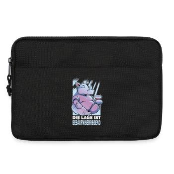 Funny Sayings Fun Outfits Irony Sarcasm - Laptop bag 13" - black - Front