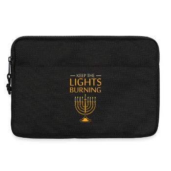 Hanukkah Chanukkah Hanukah - Laptoptasche 13" - Schwarz - Vorne