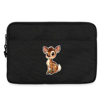 Reh - Laptoptasche 13" - Schwarz - Vorne