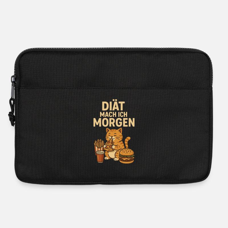 Diät mache ich morgen - Laptoptasche 13" - Schwarz